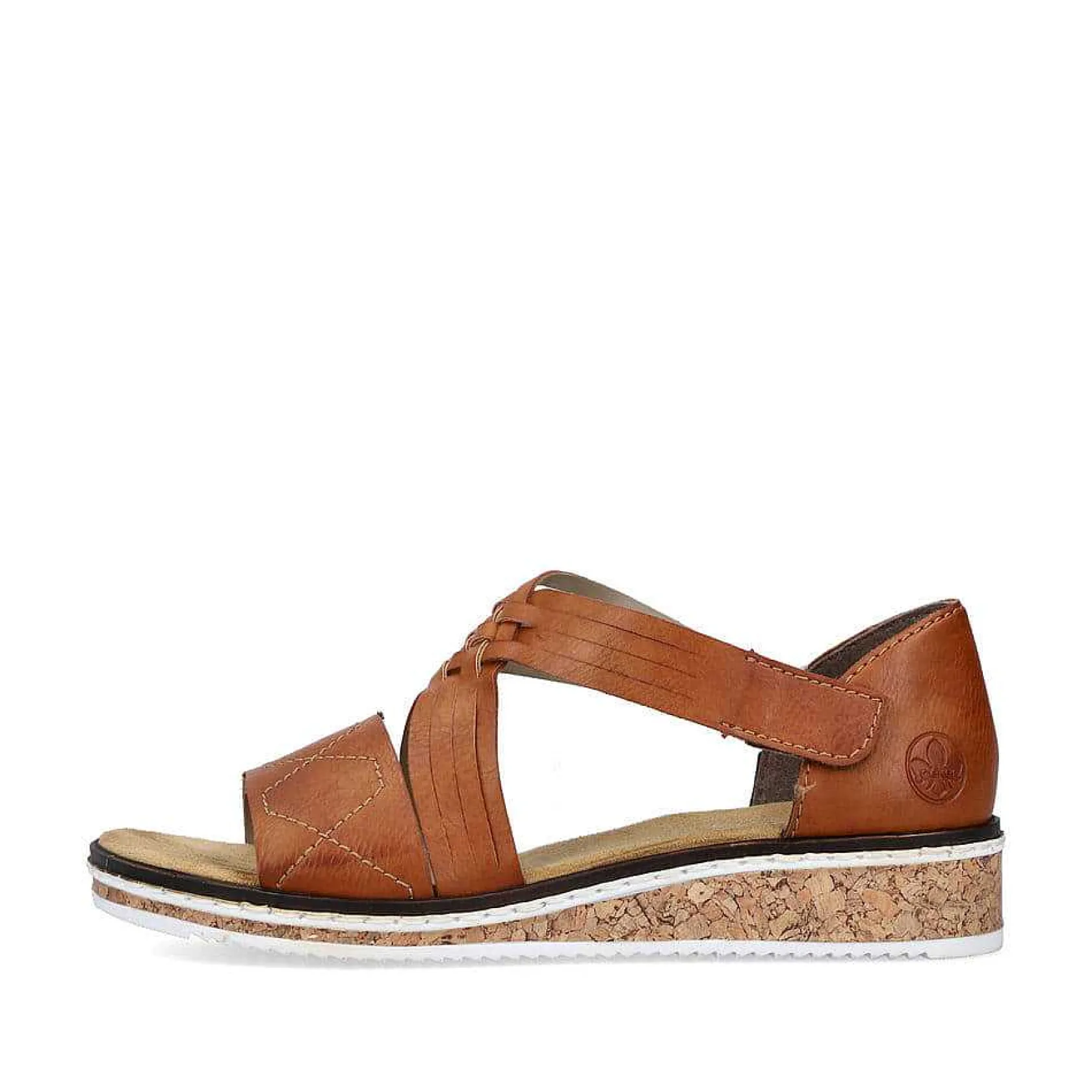 Rieker Heeled Shoes-Women'S Wedge Sandals Copper