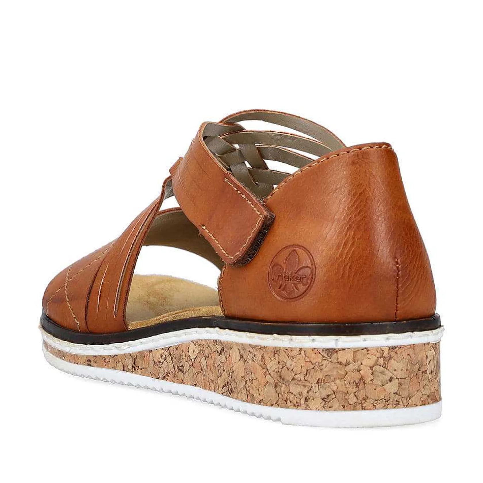 Rieker Heeled Shoes-Women'S Wedge Sandals Copper