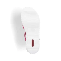 Rieker Heeled Shoes-Women'S Wedge Sandals Pink