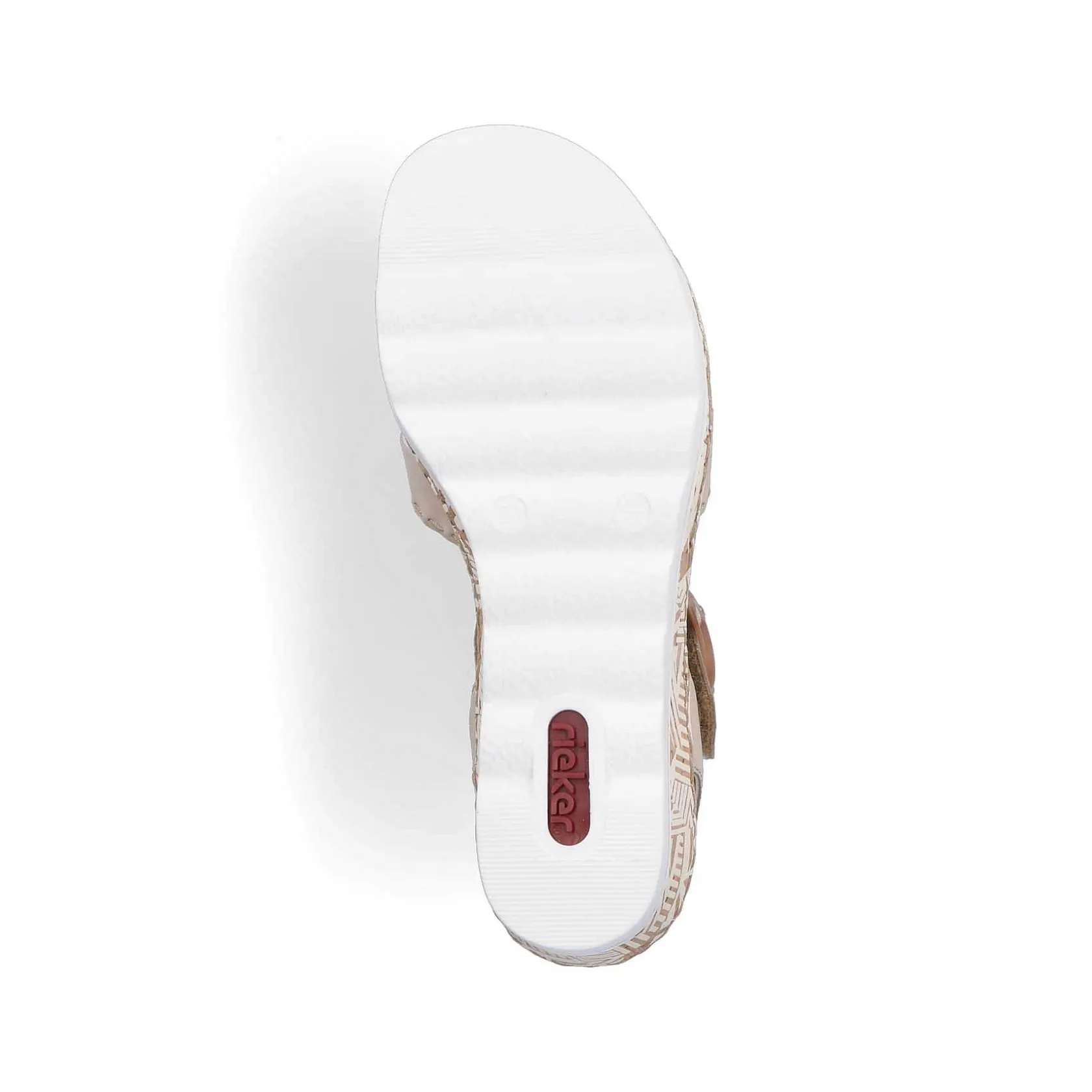 Rieker Heeled Shoes-Women'S Wedge Sandals Champagne