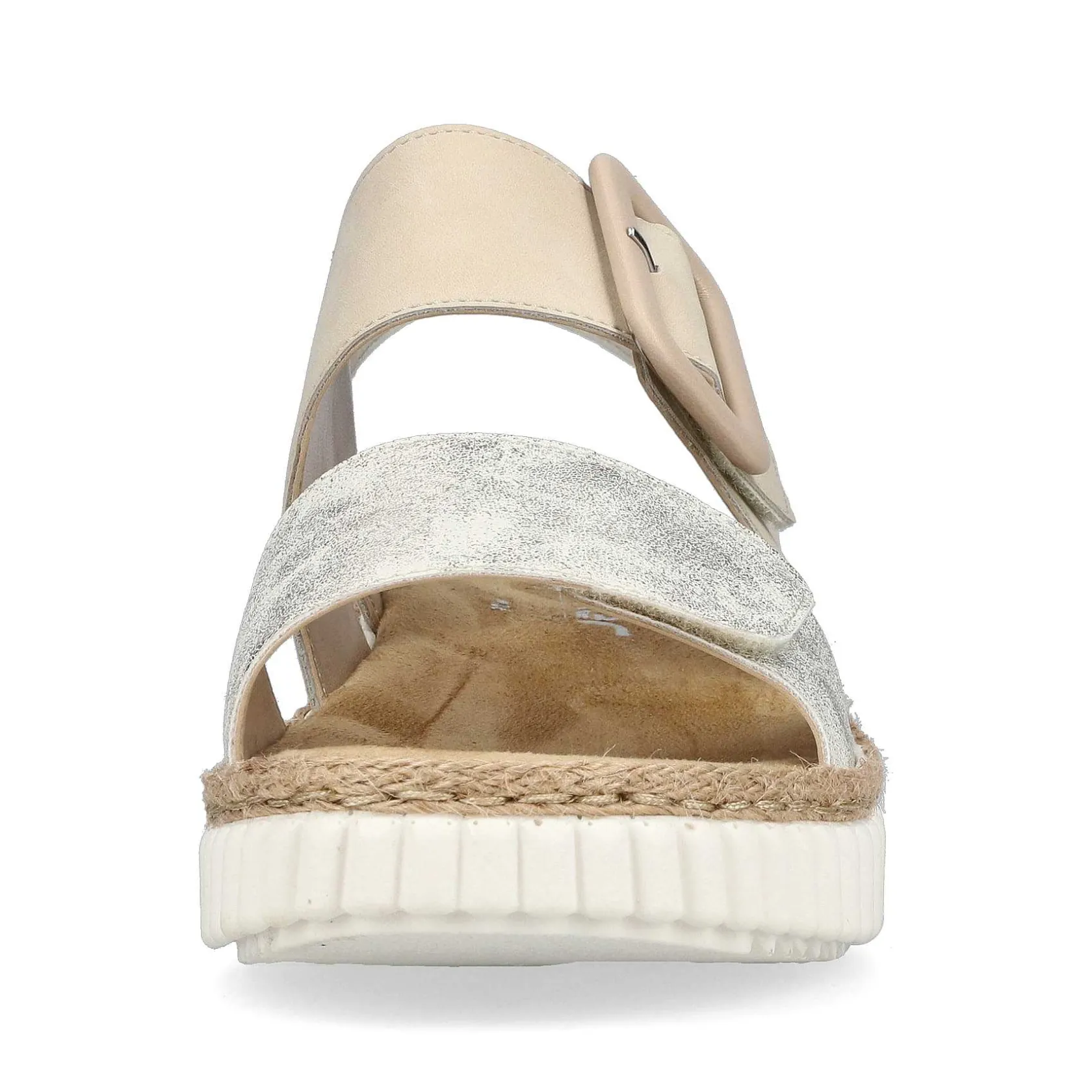Rieker Sandals & Sandals-Women'S Wedge Sandals Light Beige