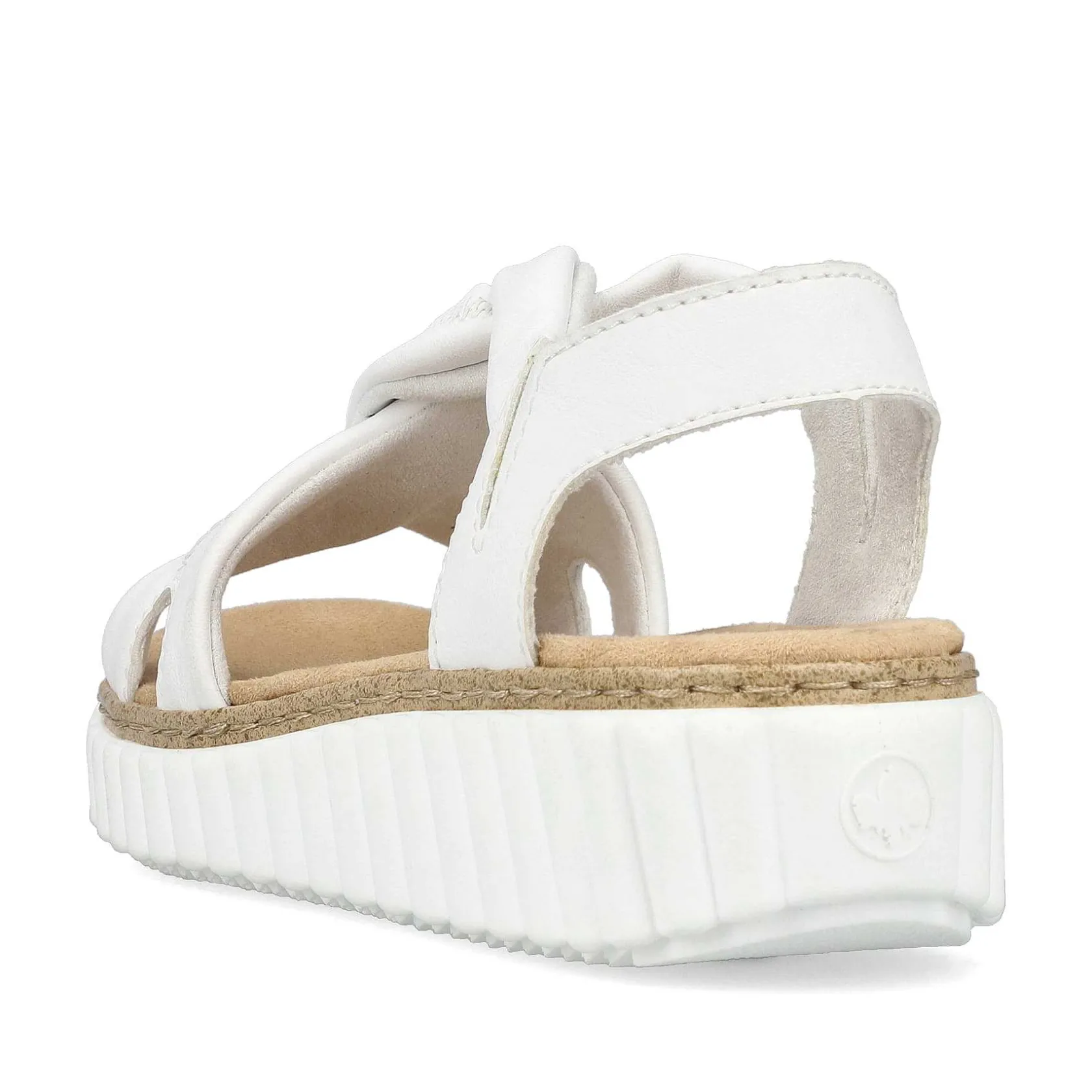 Rieker Heeled Shoes-Women'S Wedge Sandals Snow White