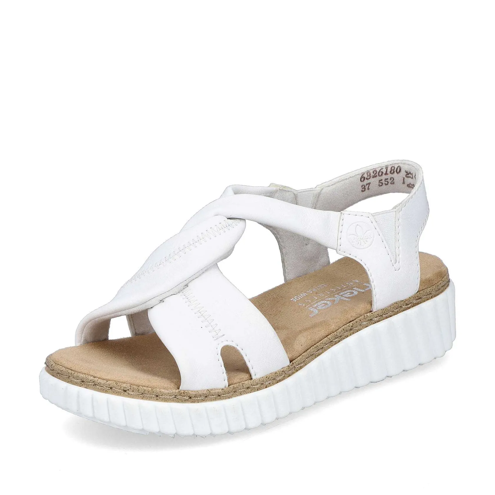 Rieker Heeled Shoes-Women'S Wedge Sandals Snow White