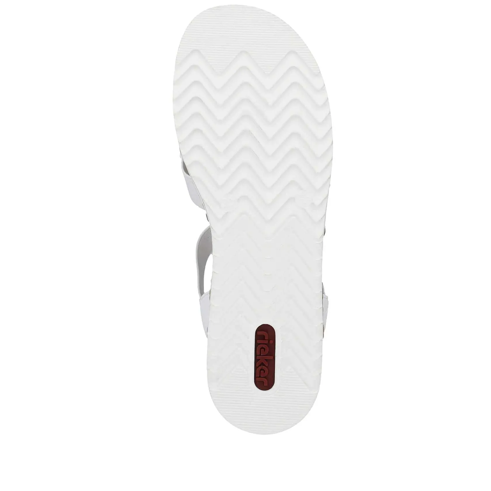Rieker Heeled Shoes-Women'S Wedge Sandals Pure White